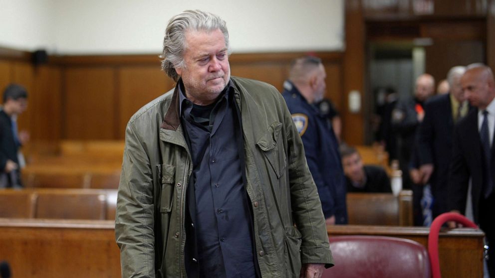 Former Trump adviser Steve Bannon sentenced to 4 months in prison for contempt of Congress