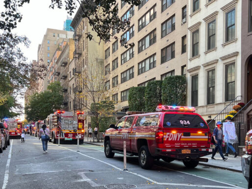 At least 38 injured, 2 seriously, after a fire in a Manhattan apartment